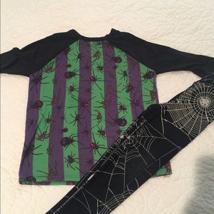 LUlaRoe Kids 4t top and s/m legging